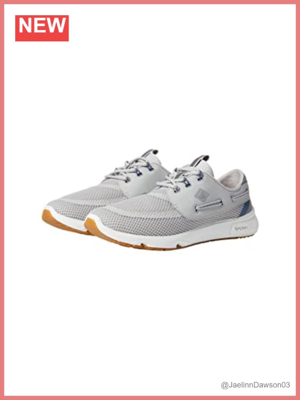 Sperry Boat Shoes Women 7 Seas Lace-up Water Repellent Rubber Sole